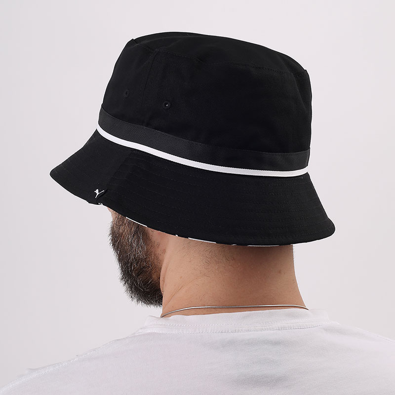  черная панама PUMA Basketball Bucket Hat 02338101-black - цена, описание, фото 2